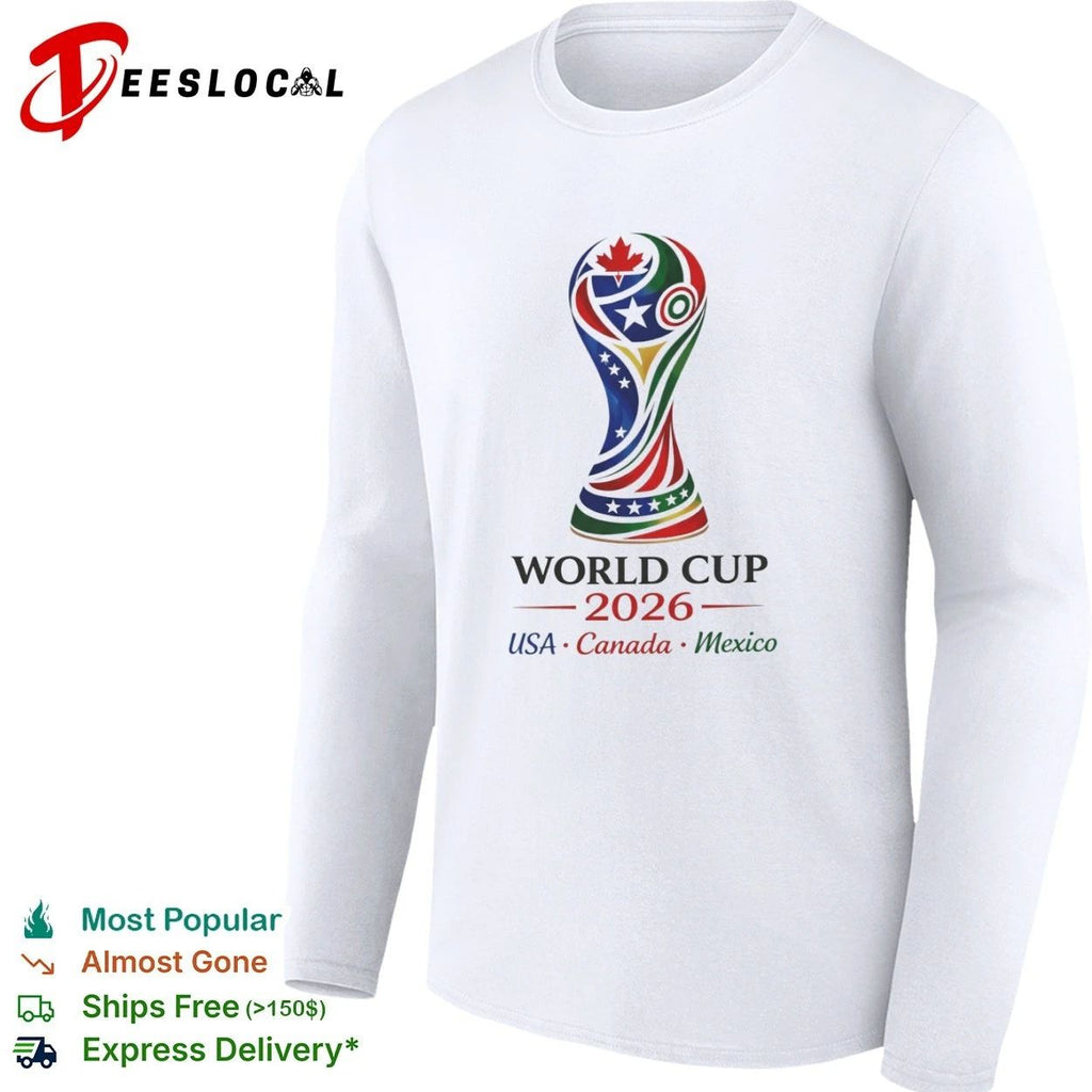 World Cup 2026 USA Canada Mexico Global Soccer Tournament 2026 Host Nations T-shirt