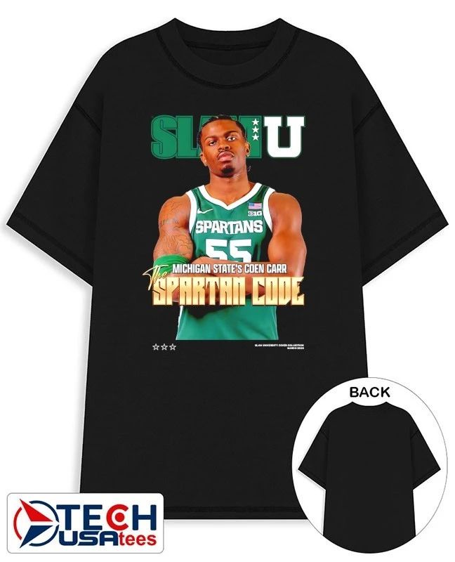 Slam The Michigan State’s Coen Carr Spartan Code shirt
