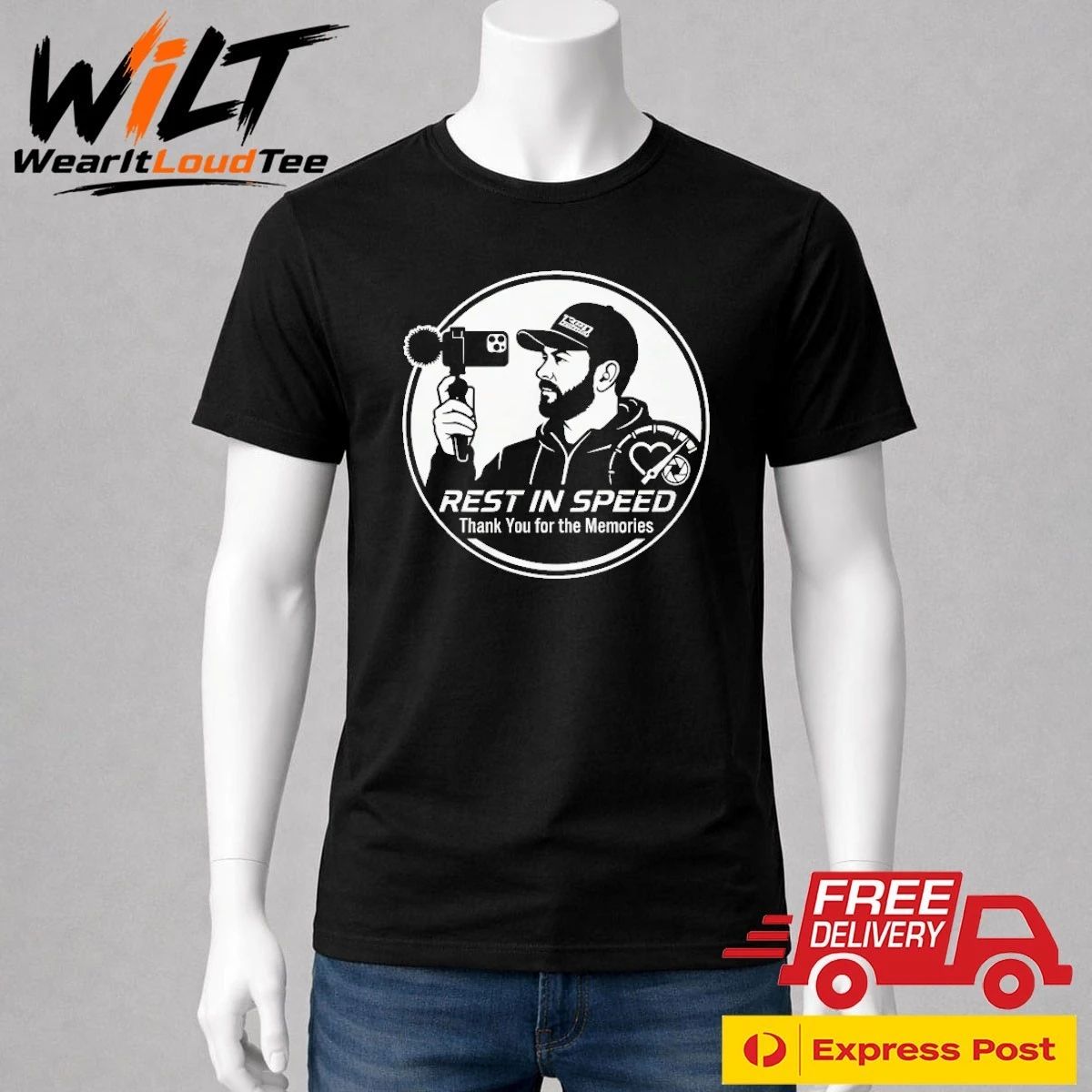 Kyle Loftis 1320 Video Founder Rest In Speed Shirt