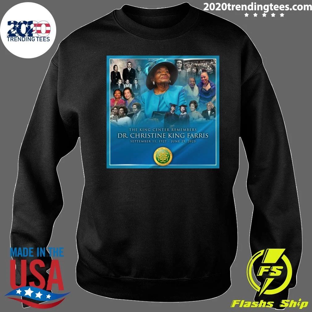 The King Center Remembers Dr. Christine King Farris September 11. 1927 – June 29, 2023 Shirt