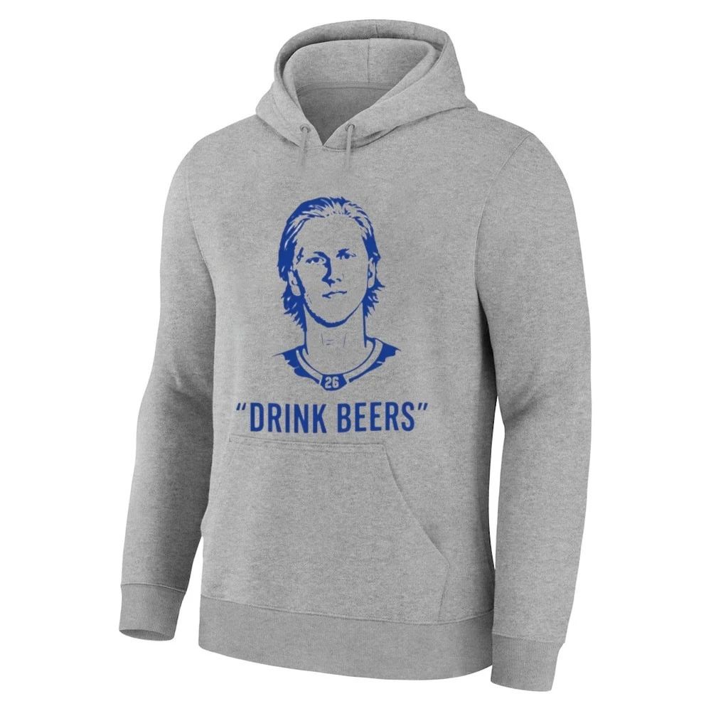 Sam Carrick With Rasmus Dahlin Drink Beer Shirt
