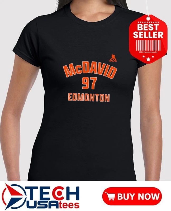 Connor McDavid #97 Edmonton Oilers name and number shirt by breakingt