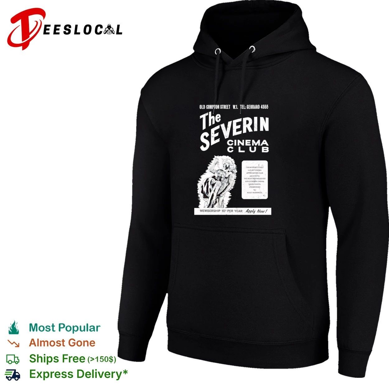 The Severin Cinema Club Old Compton Street Membership T-shirt