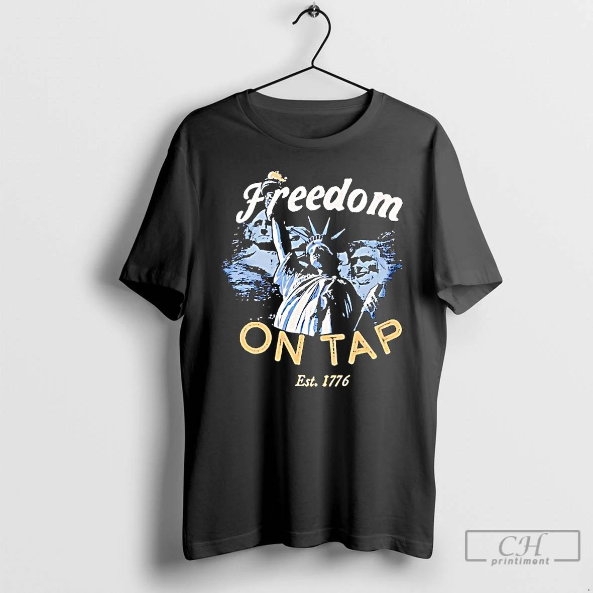 Classic Freedom On Tap Statue Of Liberty Est 1776