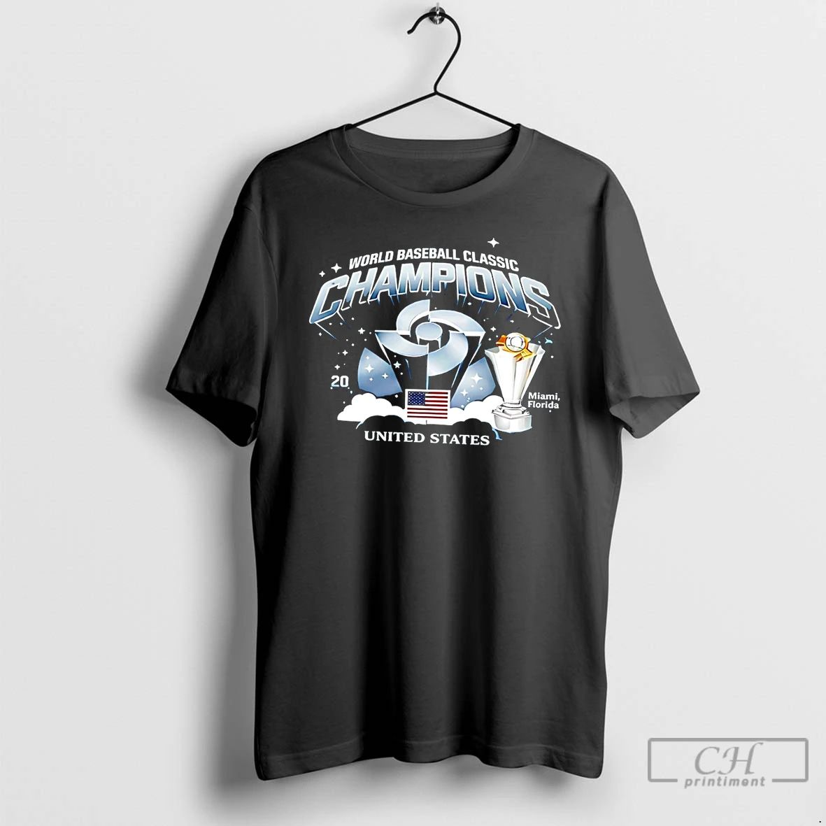 Classic Usa Team Baseball 2026 World Baseball Classic Champions Trophy