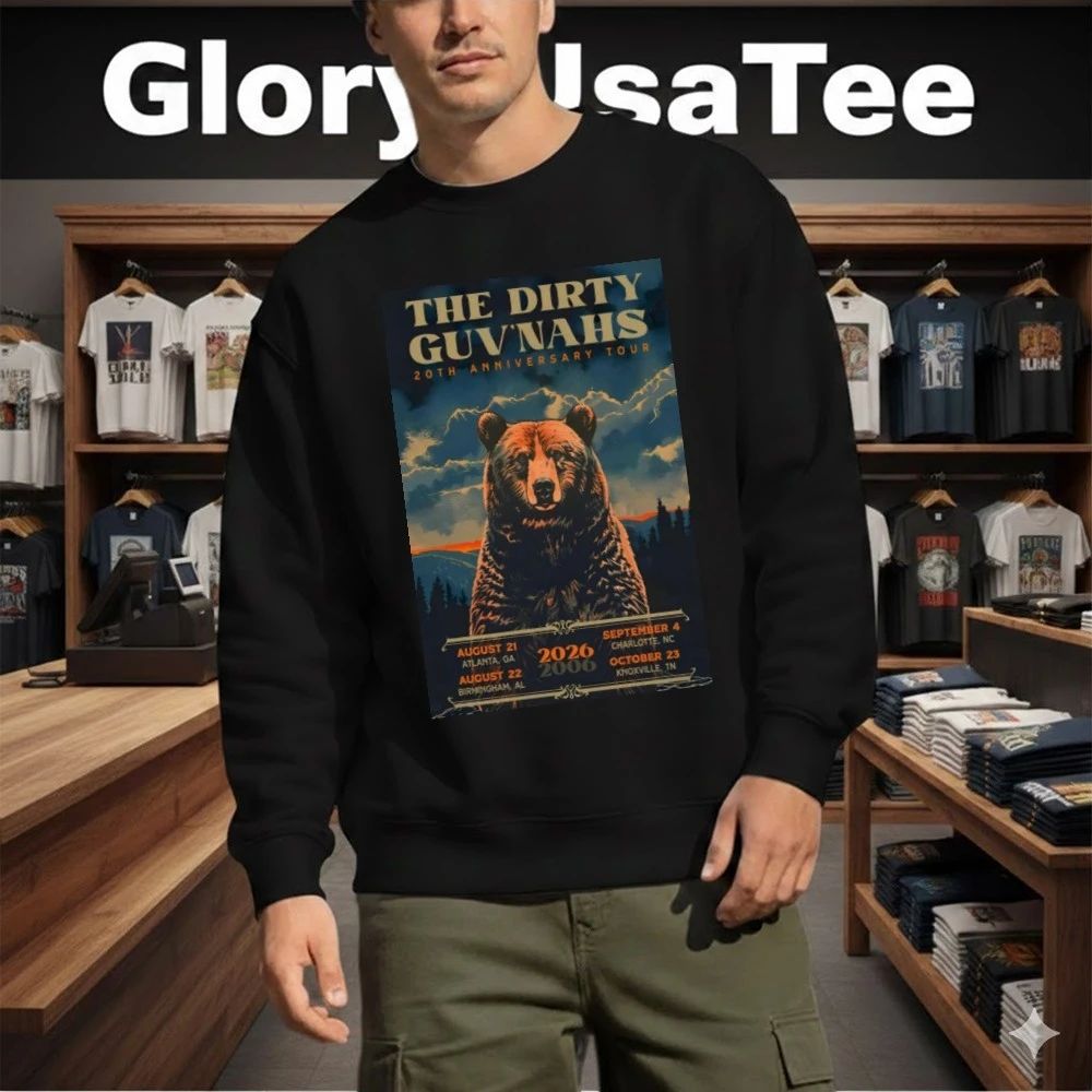 The Dirty Guv’nahs 20th Anniversary 2026 Tour Shirt