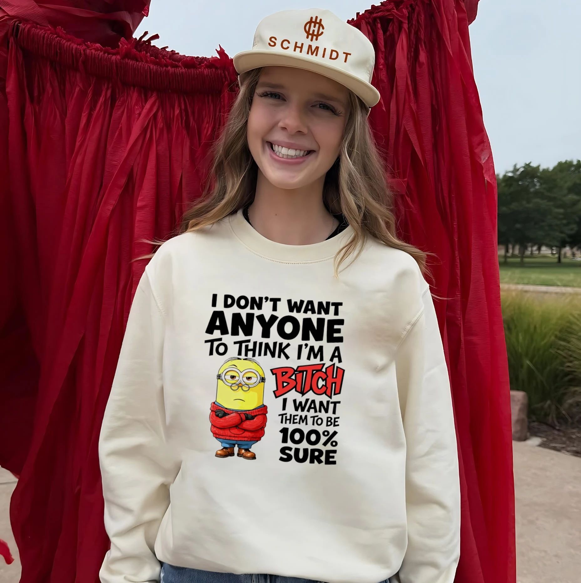 Minion I Don’t Want Anyone to Think I’m a Bitch I Want Them to Be 100% Sure shirt