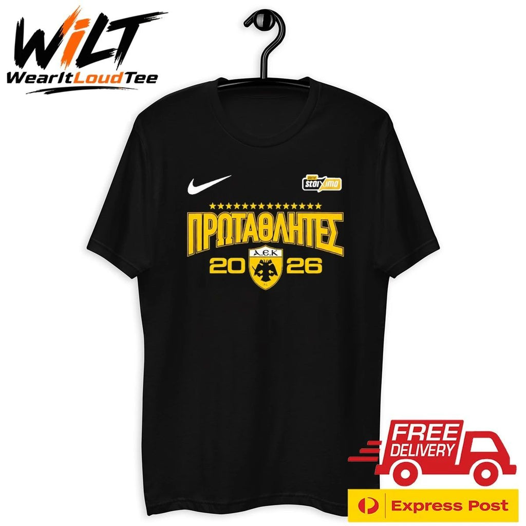 AEK Athens F.C. 2026 Champions Shirt
