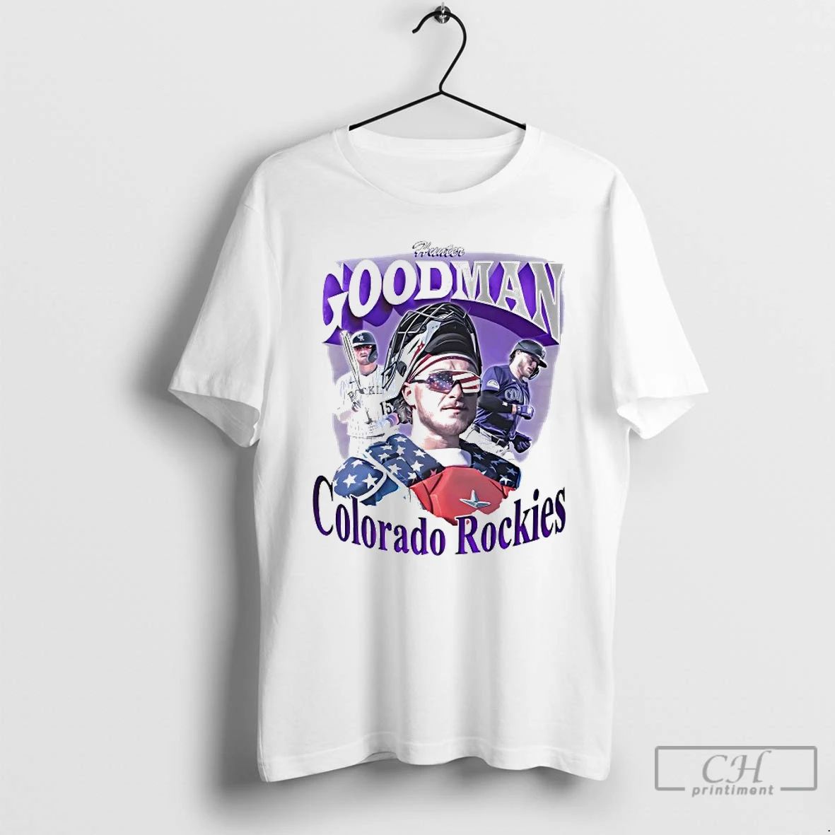 Classic Colorado Rockies Hunter Goodman Retro