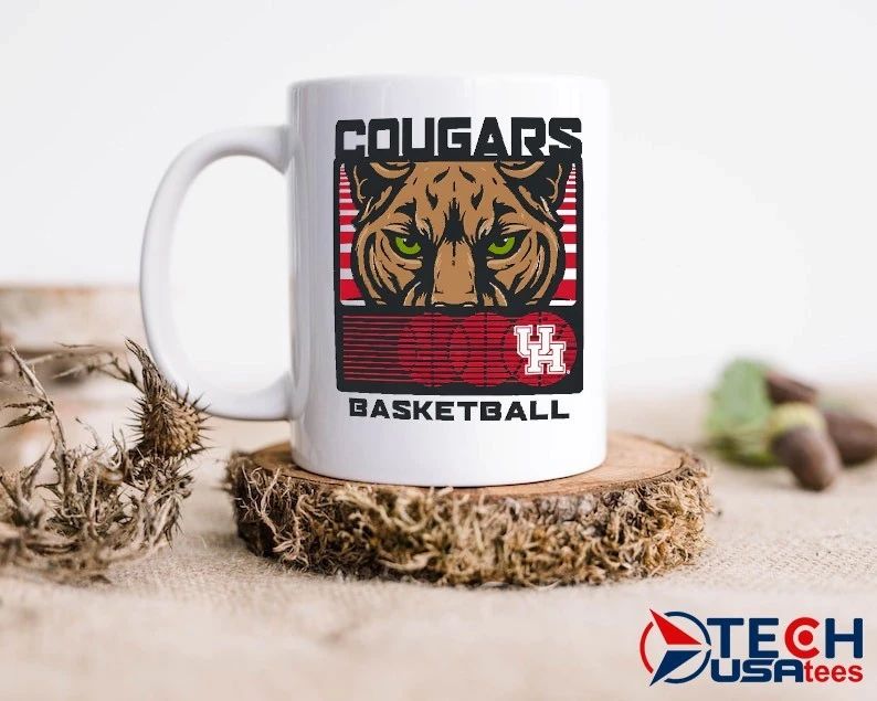 Houston Cougars Basketball Staredown mascot shirt