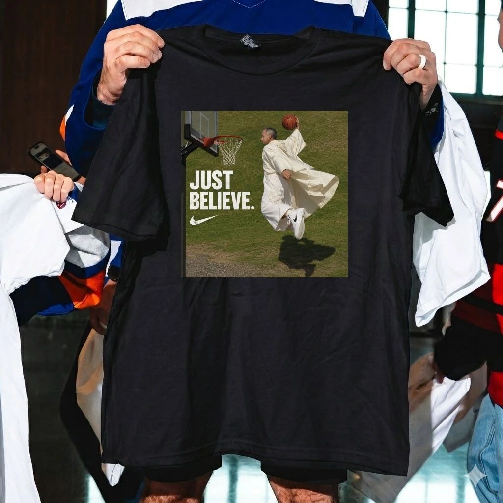 Pope Leo Just Believe Basketball Shirt