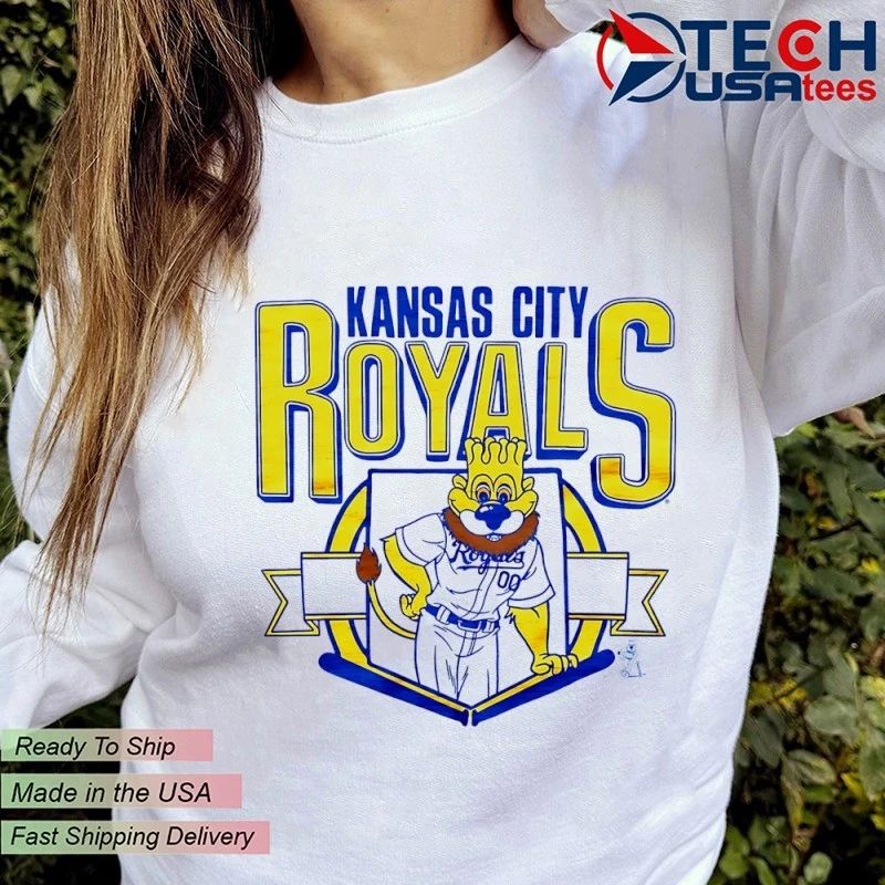 Kansas City Royals Sluggerrr mascot shirt by homage