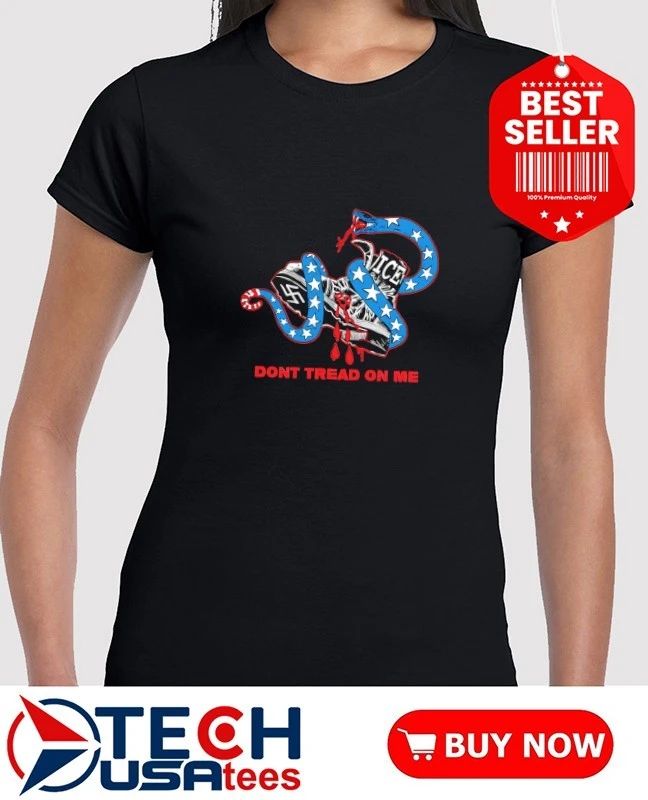 Don’t tread on me American snake ICE Nazis shoe shirt