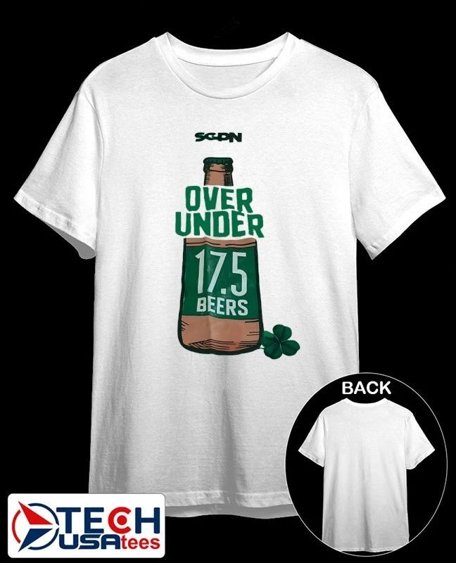 Over under 17.5 beers St. Patrick’s Day shirt
