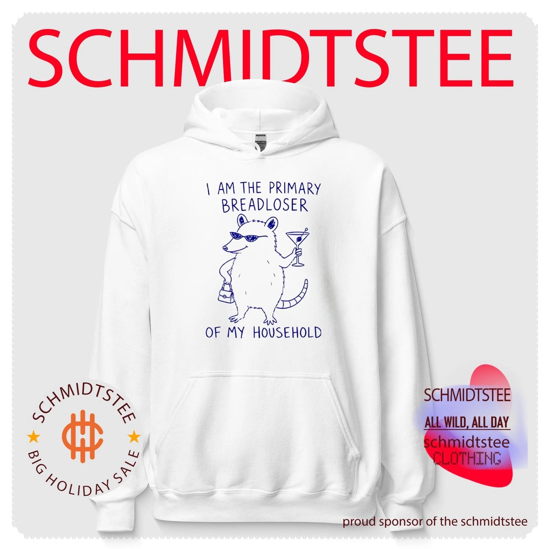 I Am The Primary Breadloser Of My Household Possum shirt