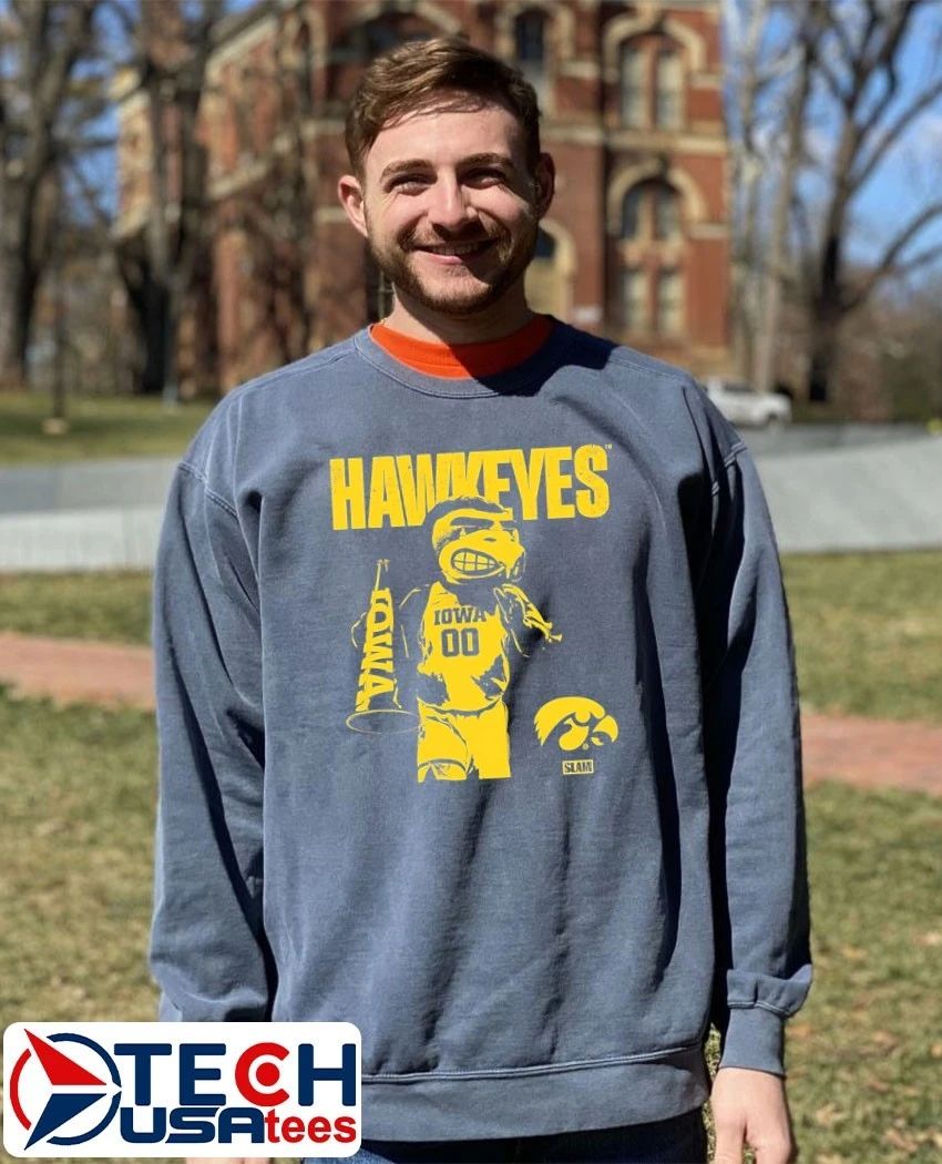 Iowa Hawkeyes mascot mode vintage shirt