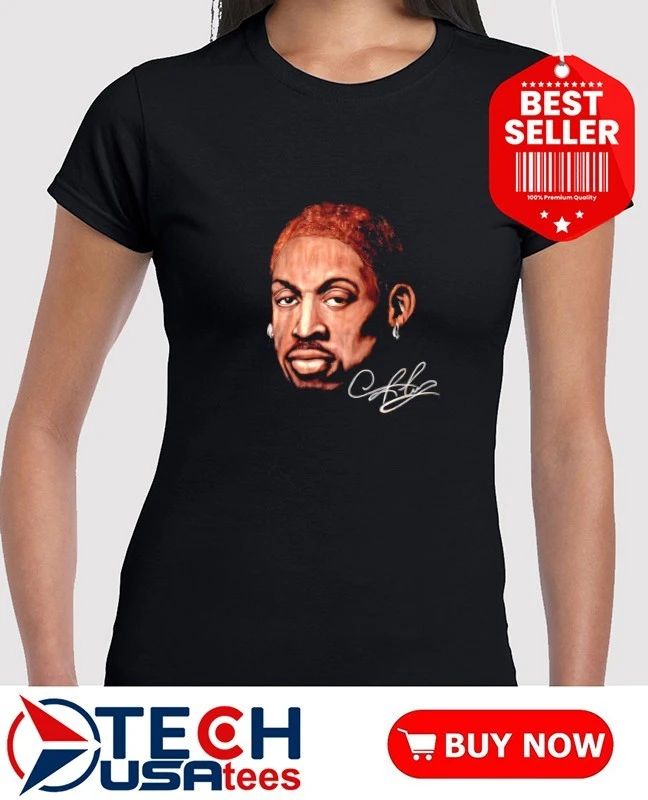 Dennis Rodman swag head signature shirt