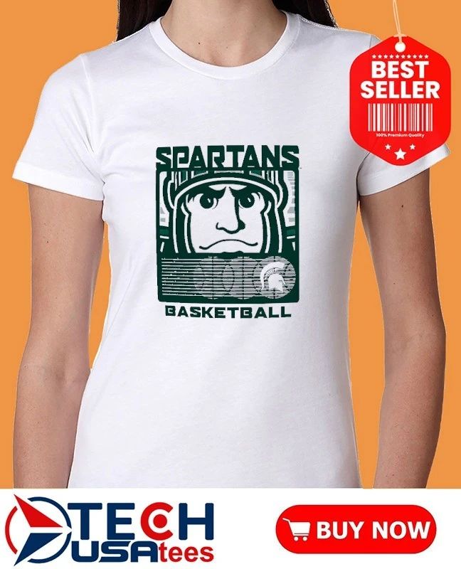 Michigan State Spartans Basketball Staredown mascot shirt
