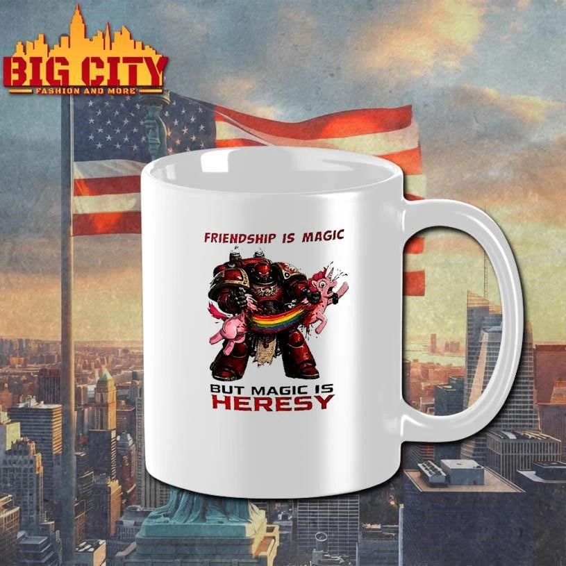 Space Marine Friendship Is Magic But Magic Is Heresy Shirt