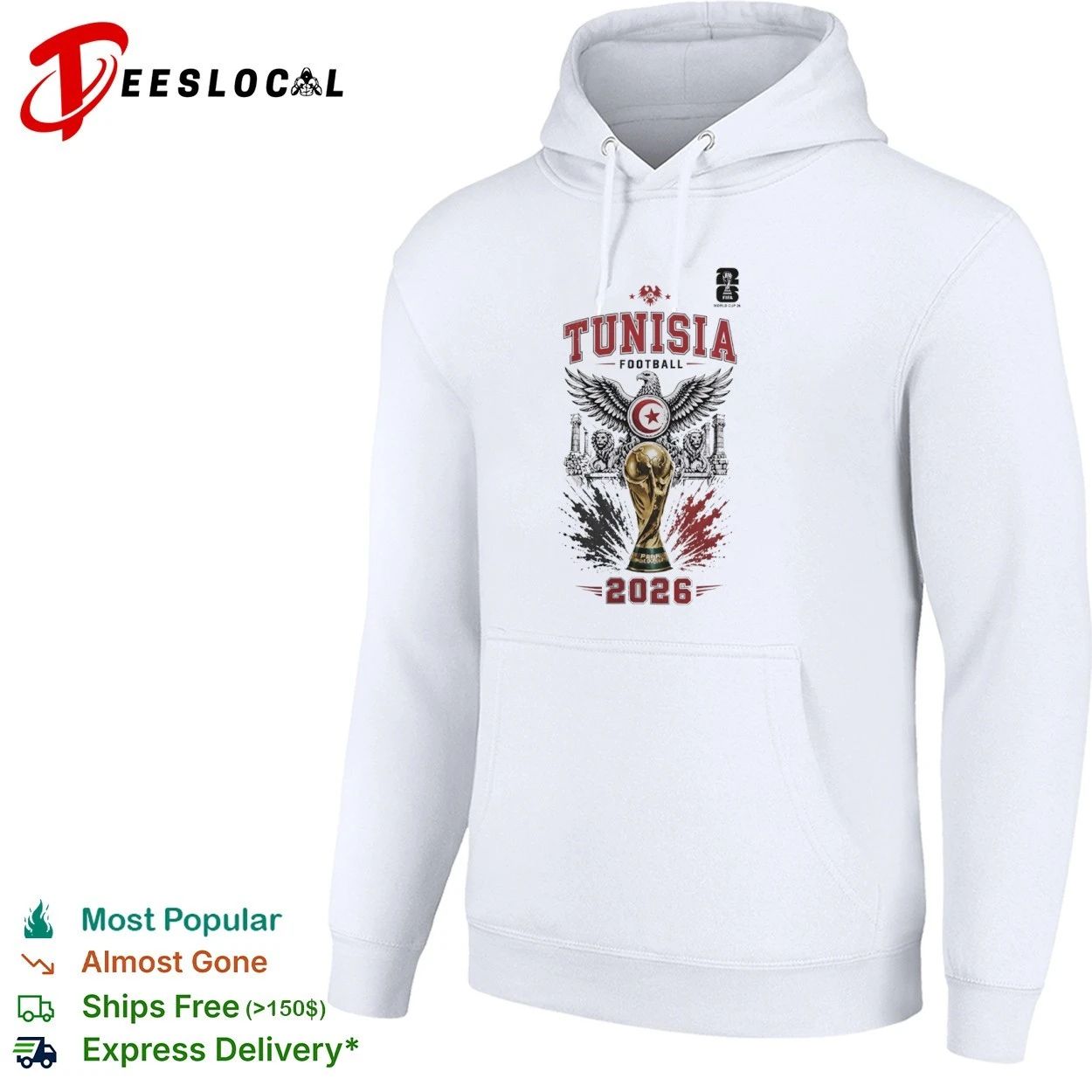 Tunisia Football World Cup 2026 Tunisian soccer T-shirt