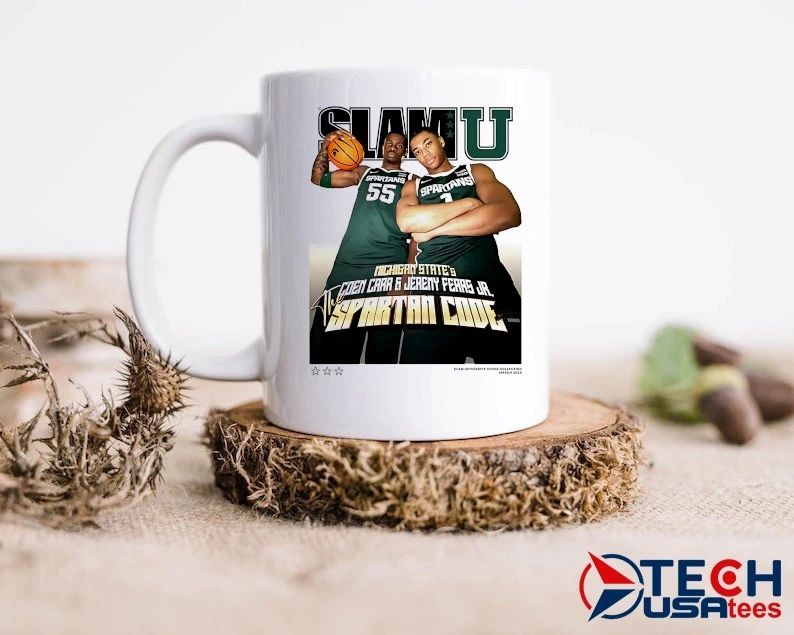 Slam The Michigan State’s Coen Carr and Jeremy Fears Jr. Spartan Code shirt