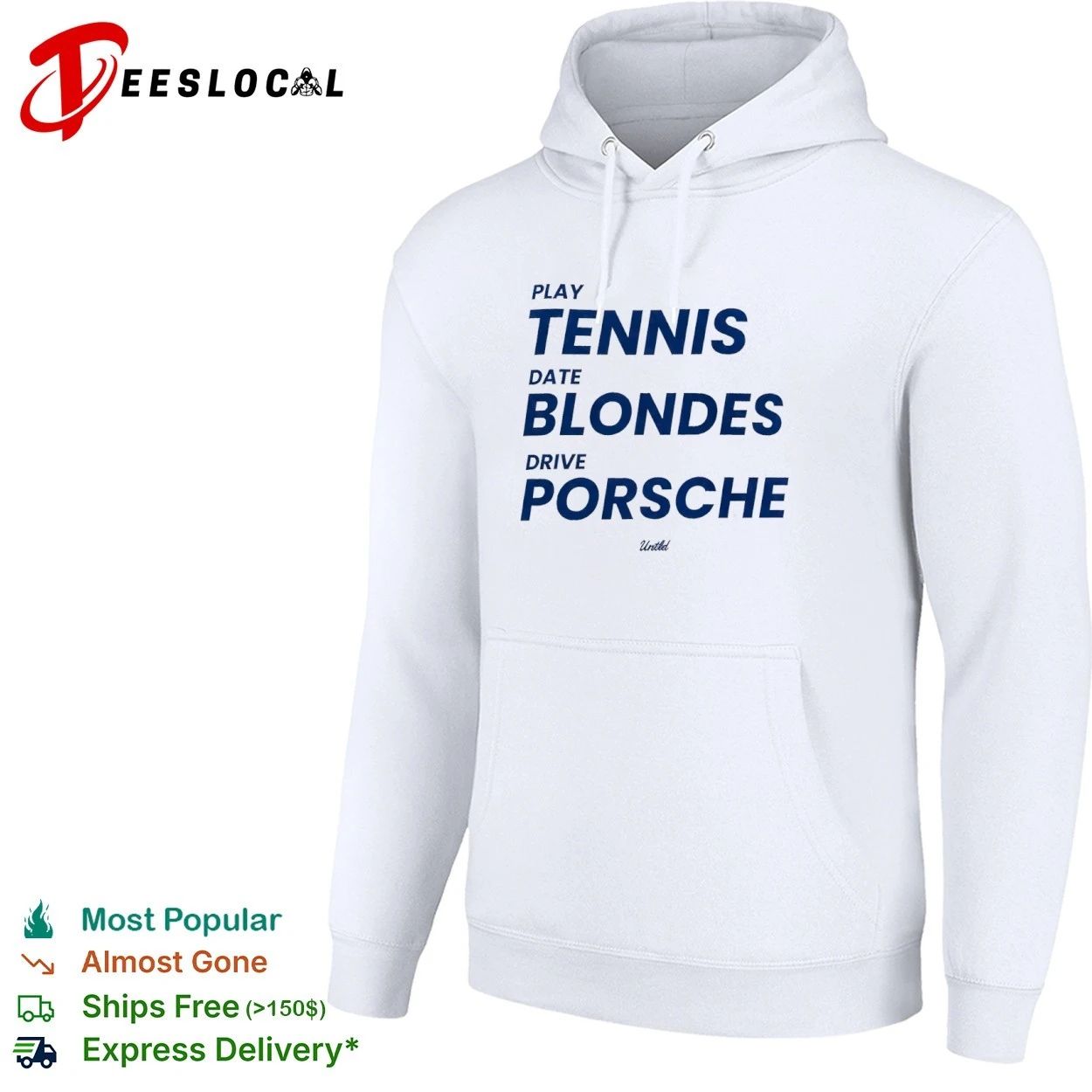 Play Tennis Date Blondes Drive Porsche Untld T-shirt