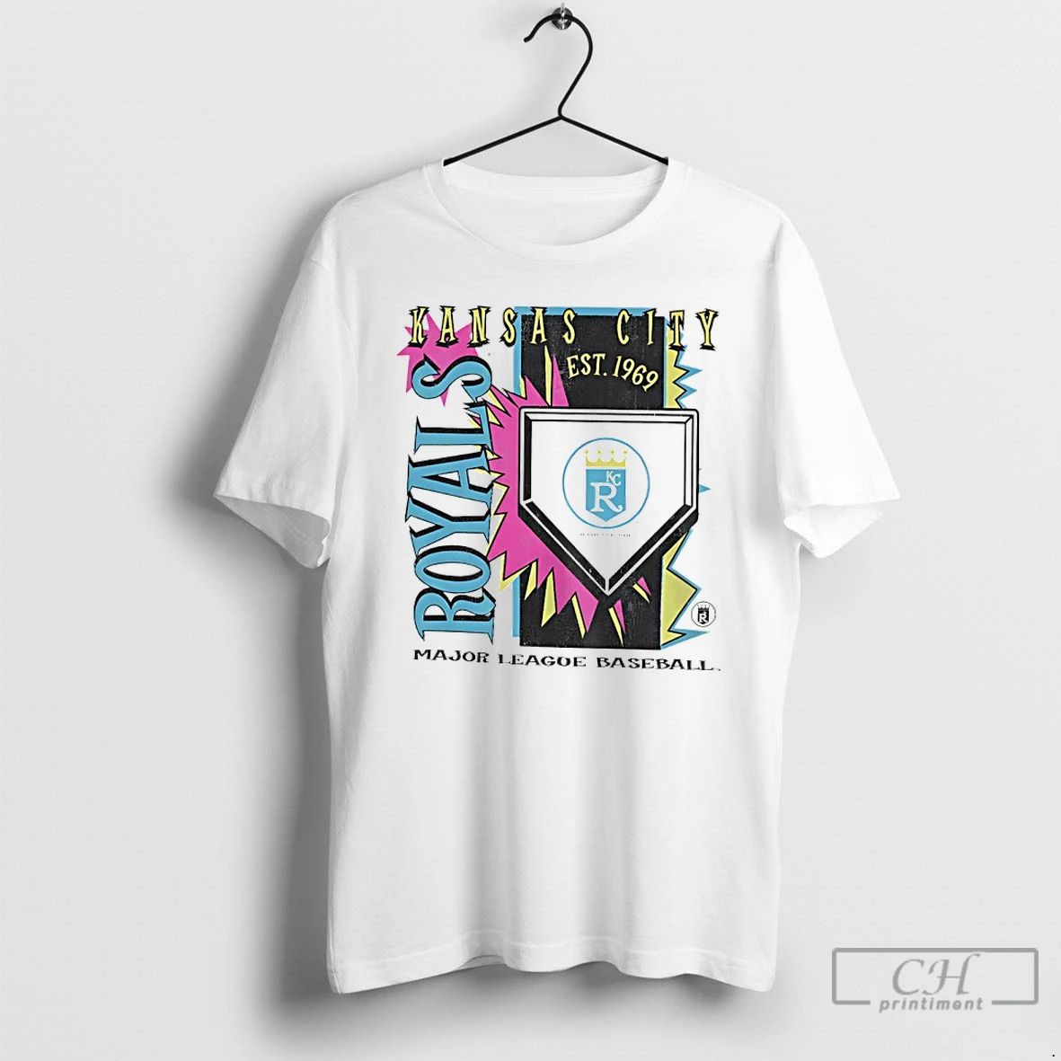Premium Kansas City Royals 1969 Mlb Cooperstown Neon Field Shock