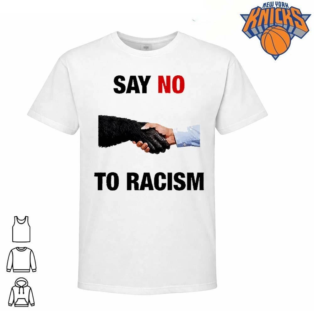 Say No To Racism Monkey Shaking Hands Meme Shirt