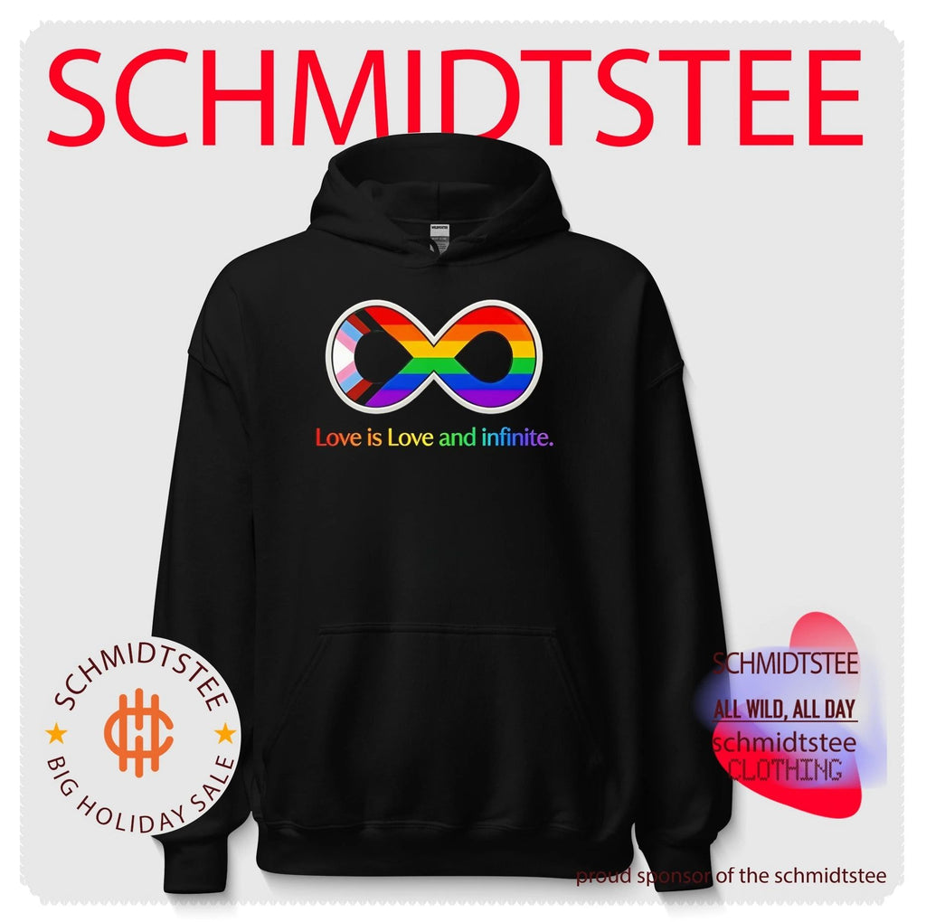 Love is Love and infinite Progress Pride flag shirt