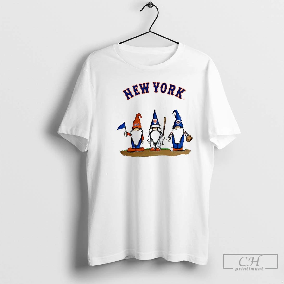 Classic Nationals Gnomes With New York Mets Basketball