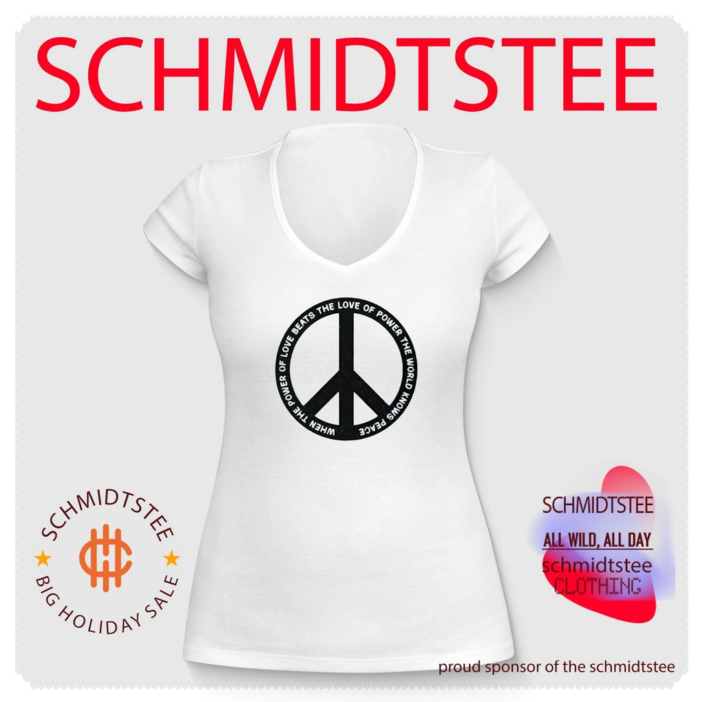 When the Power of Love Beats the Love of Power the World Knows Peace shirt
