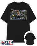 Pac-Man jive and strive to stay alive shirt