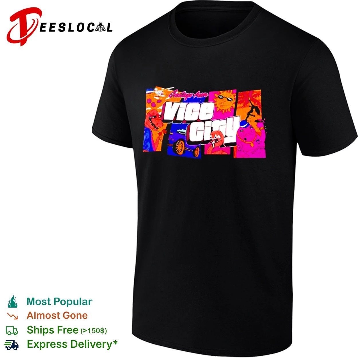 Lucia Greetings from Vice City GTA 6 Grand Theft Auto T-shirt