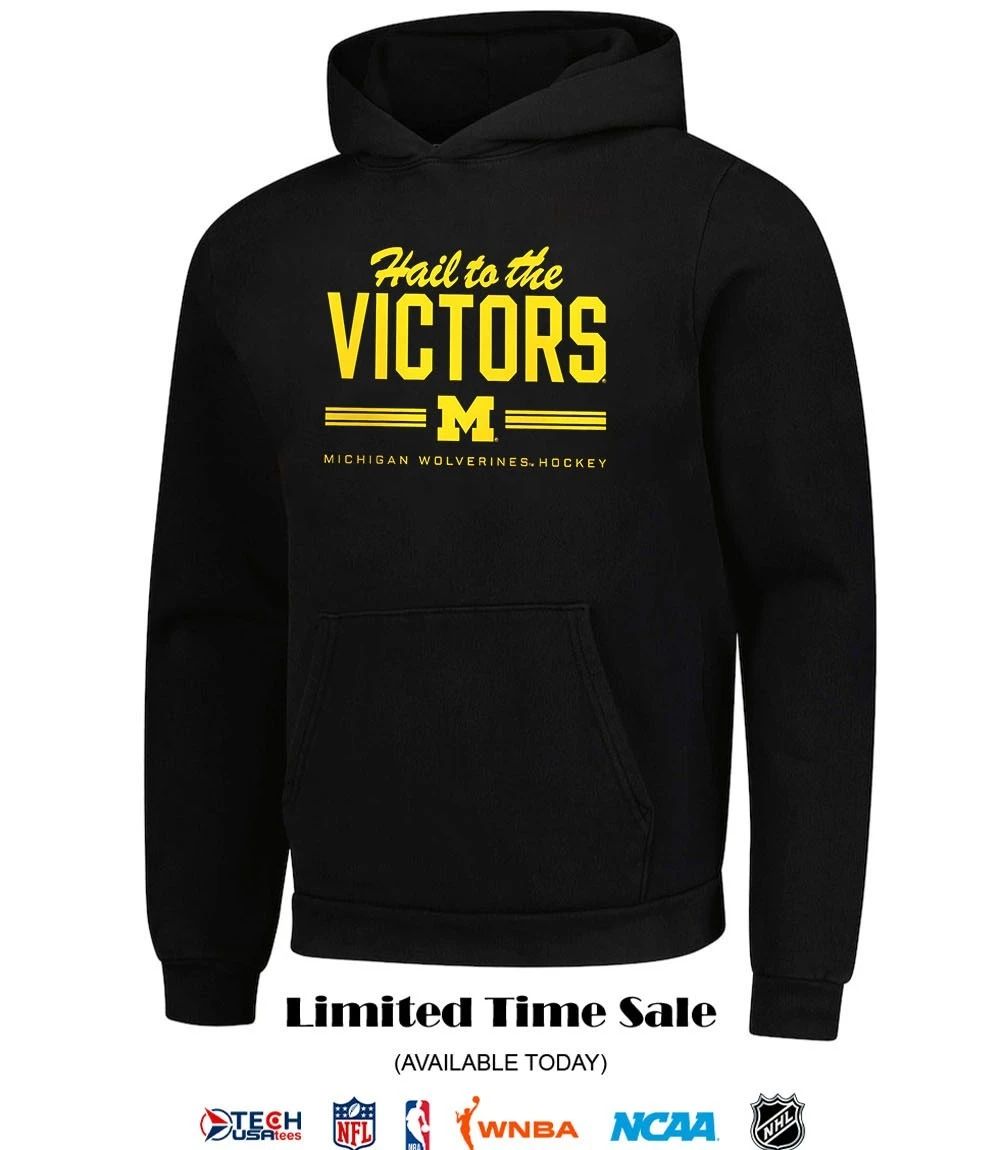 Hail to the Victors Michigan Wolverines Hockey shirt