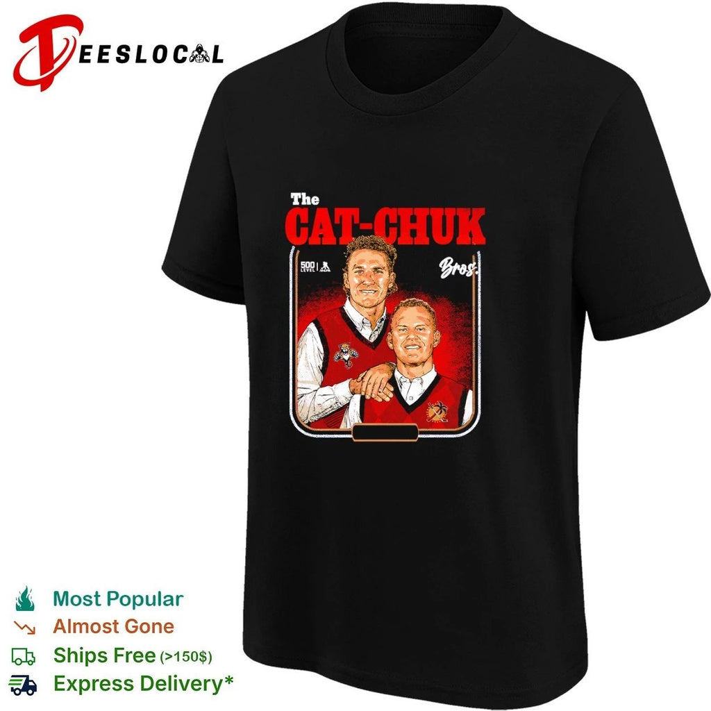 The Cat-Chuk Bros Florida Panthers Matthew Tkachuk T-shirt