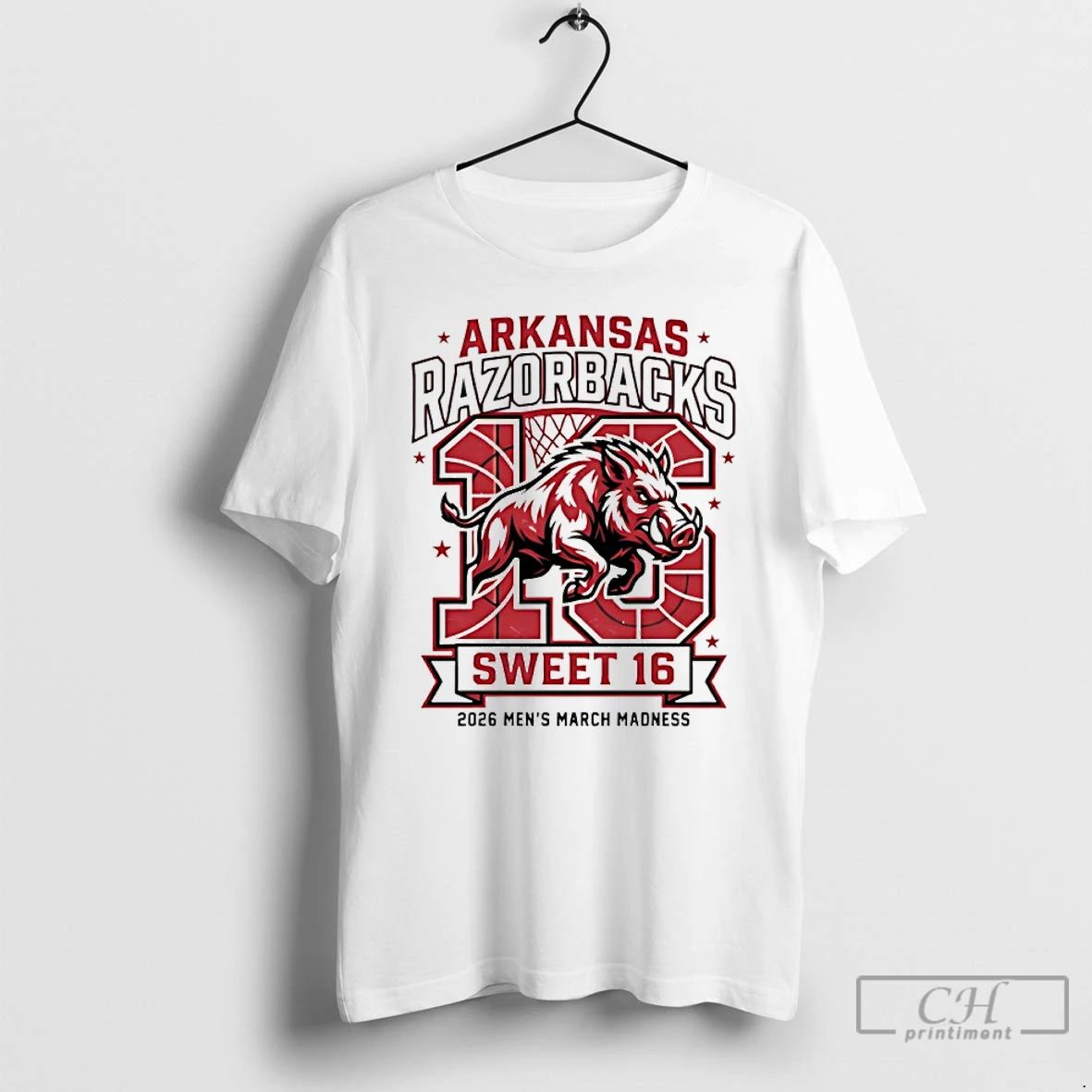 Classic Arkansas Razorbacks Sweet 16 2026 Mens March Madness Mascot