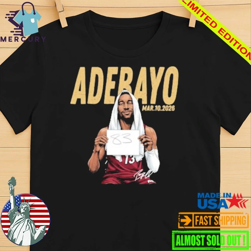 Miami History Bam Adebayo 83 Points Shirt