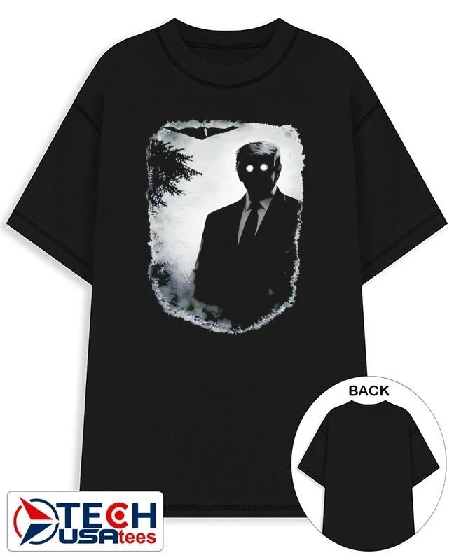 Dark Shadow Figure Mysterious Trump silhouette shirt