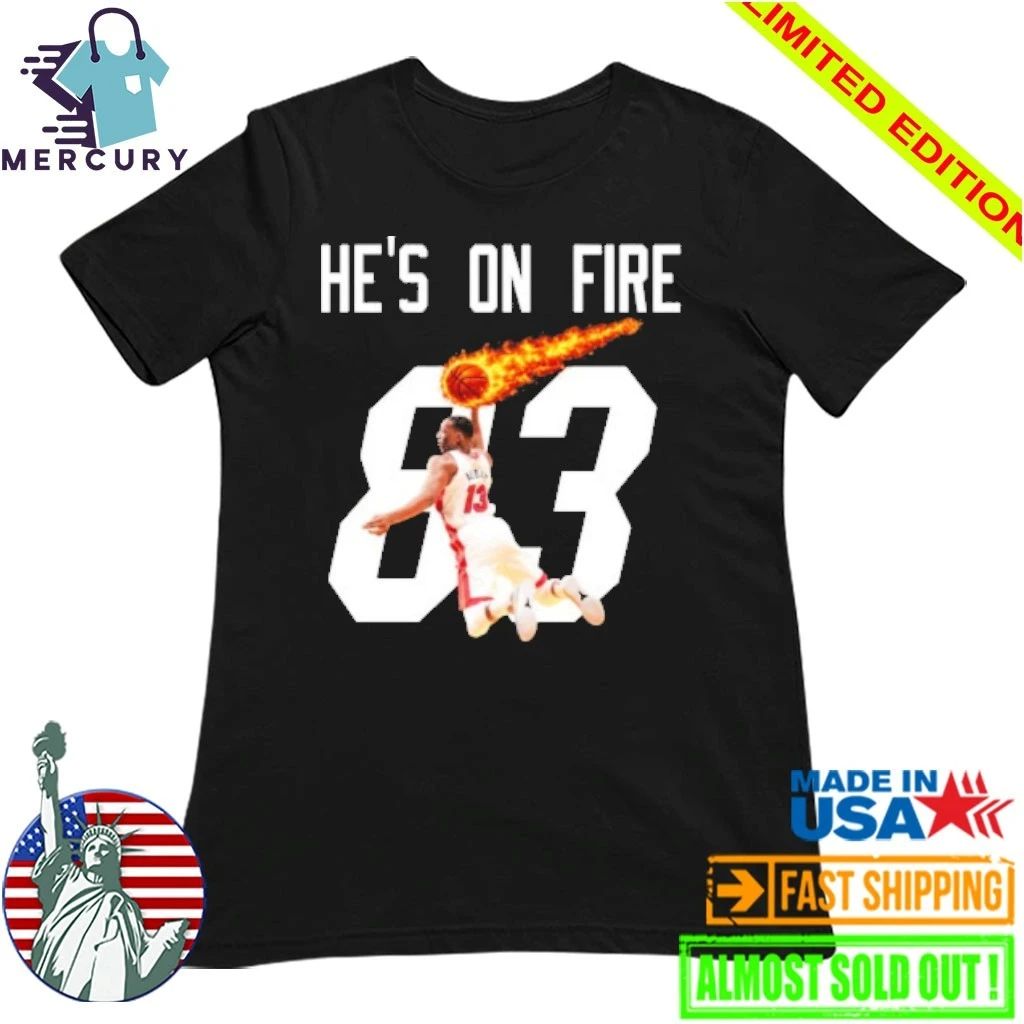 He’s On Fire Bam Adebayo 83 Points Shirt
