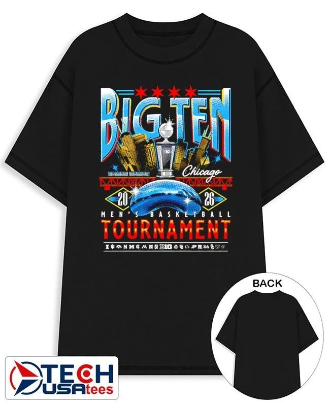 Big Ten 2026 Men’s Basketball Tournament vintage shirt by bigtenstore