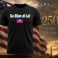 Sa Blan Di La Haitian Shirt
