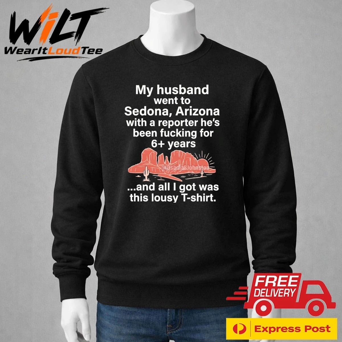 My Husband Went To Sedona, Arizona With A Reporter He’s Been Fucking For 6 Years And All Got Was This Lousy Shirt