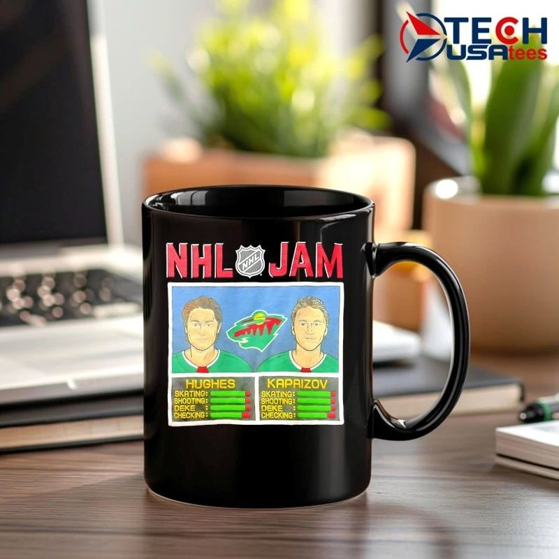 NHL Jam Minnesota Wild Quinn Hughes and Kirill Kaprizov shirt