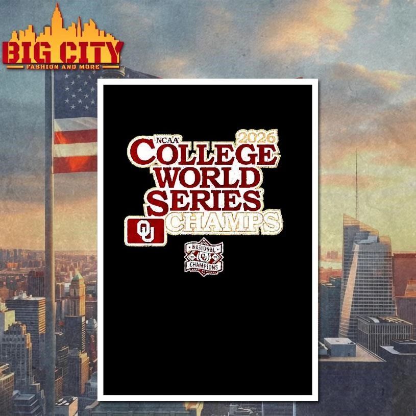 Oklahoma Sooners Baseball 2026 National Champions shirt