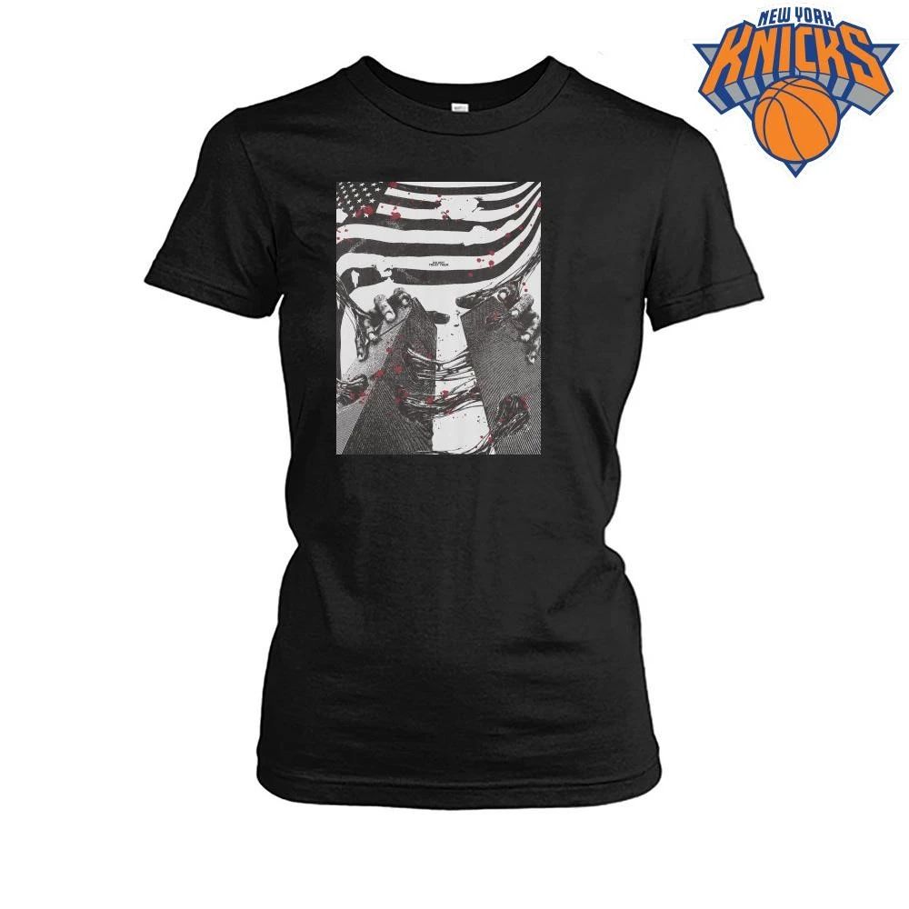 Do Not Trust Them Anti Government Bleeding American Flag Dark Art Shirt