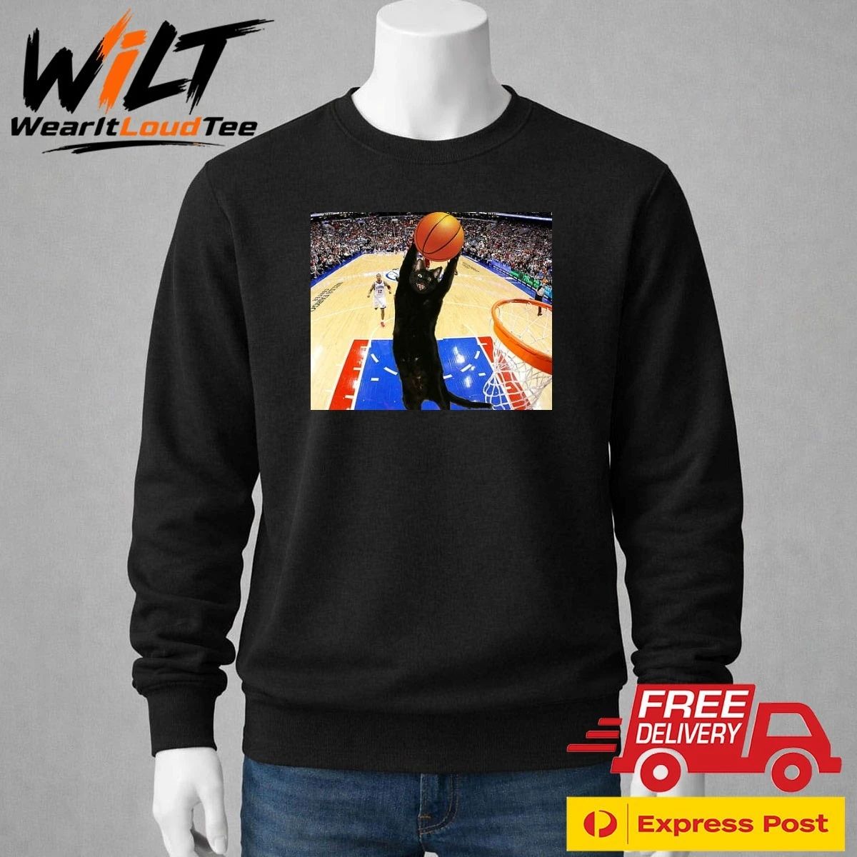 Jarrett Allen Wearing Basketball Cat Meme Shirt