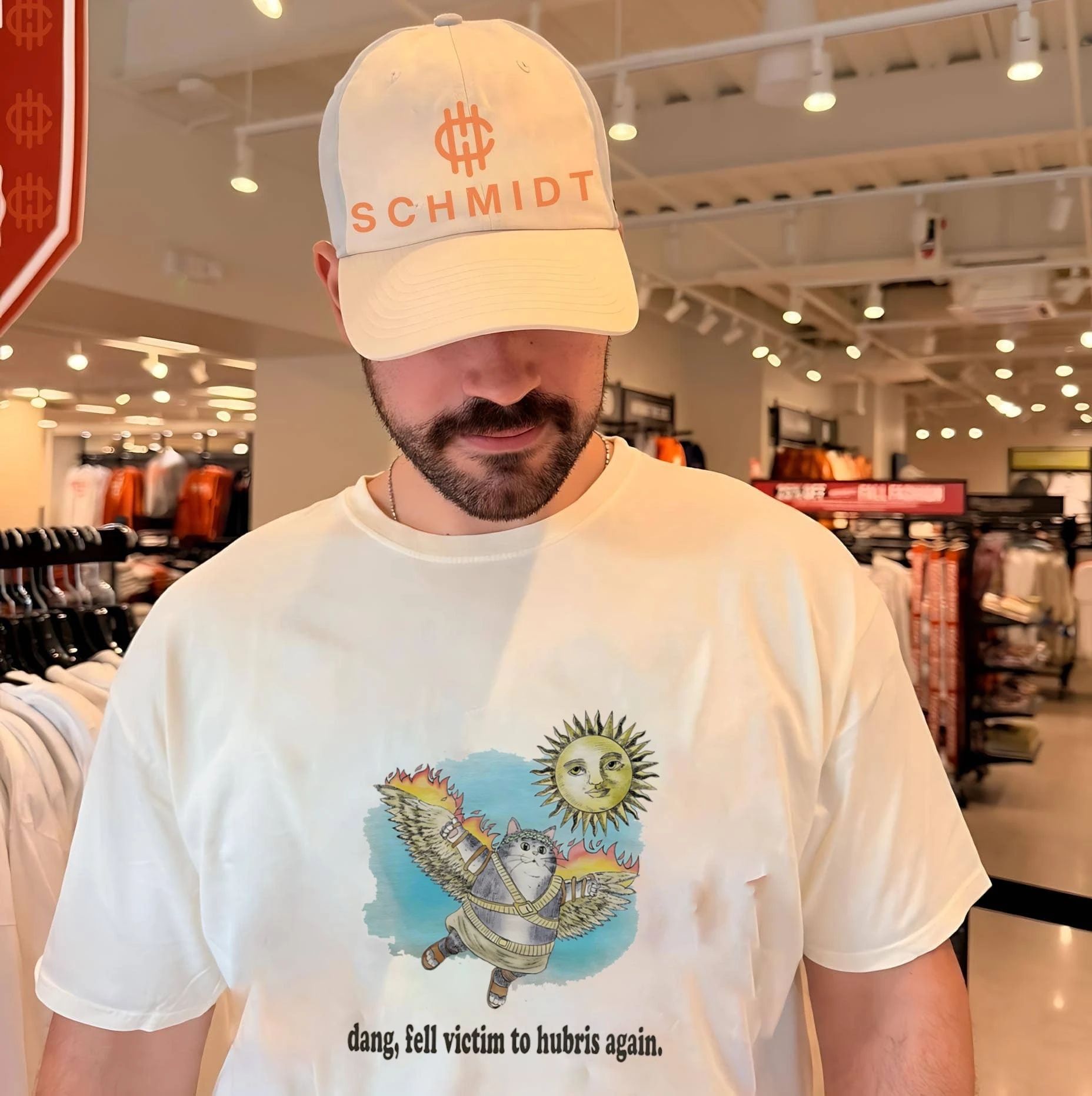 Dang Fell Victim to Hubris Again Icarus Cat shirt
