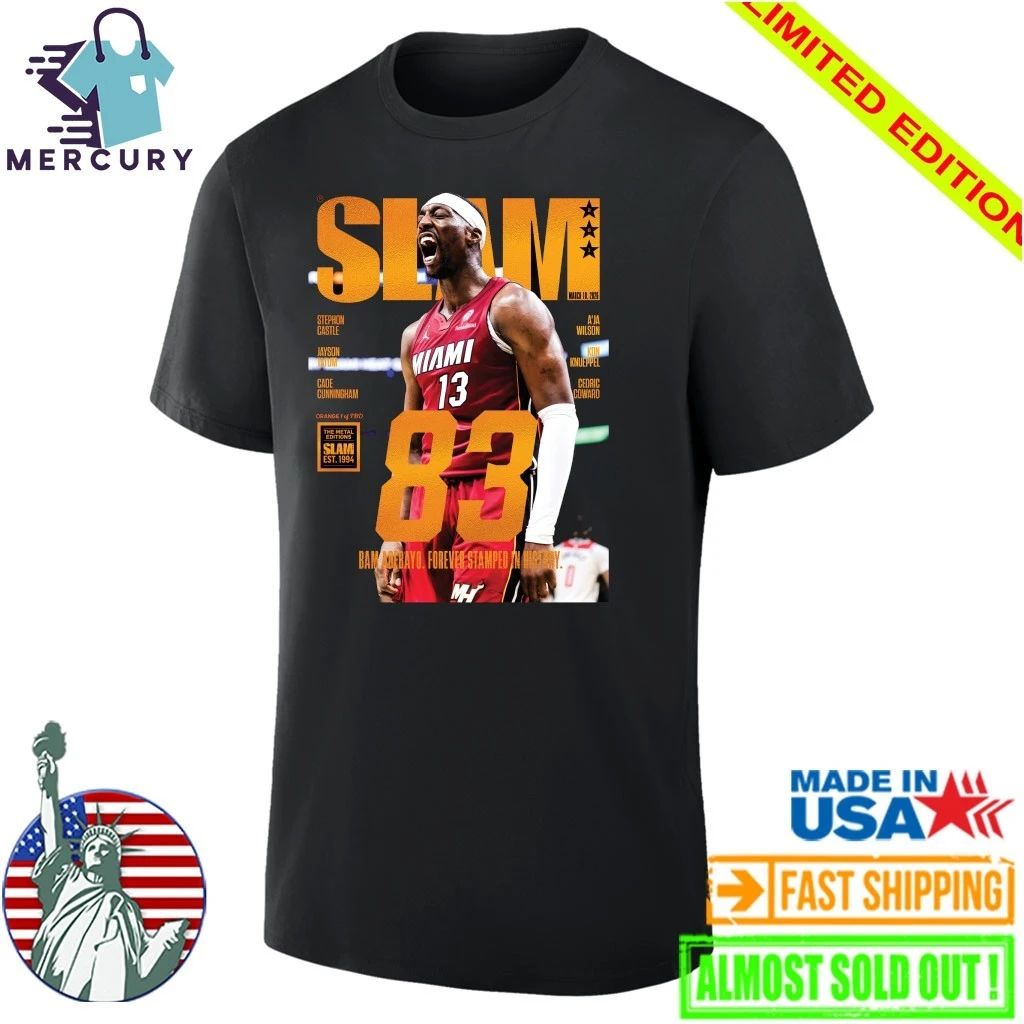 SLAM 83 Bam Adebayo Forever Stamped In History Shirt