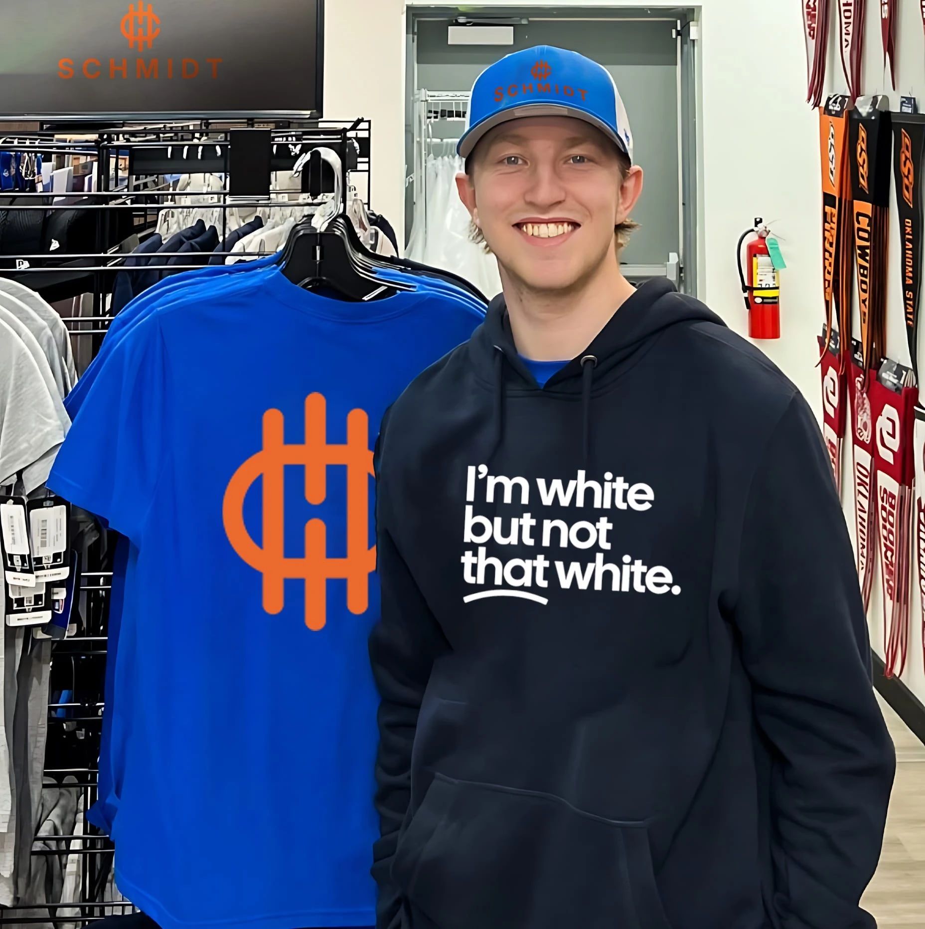 I’m white but not that white shirt