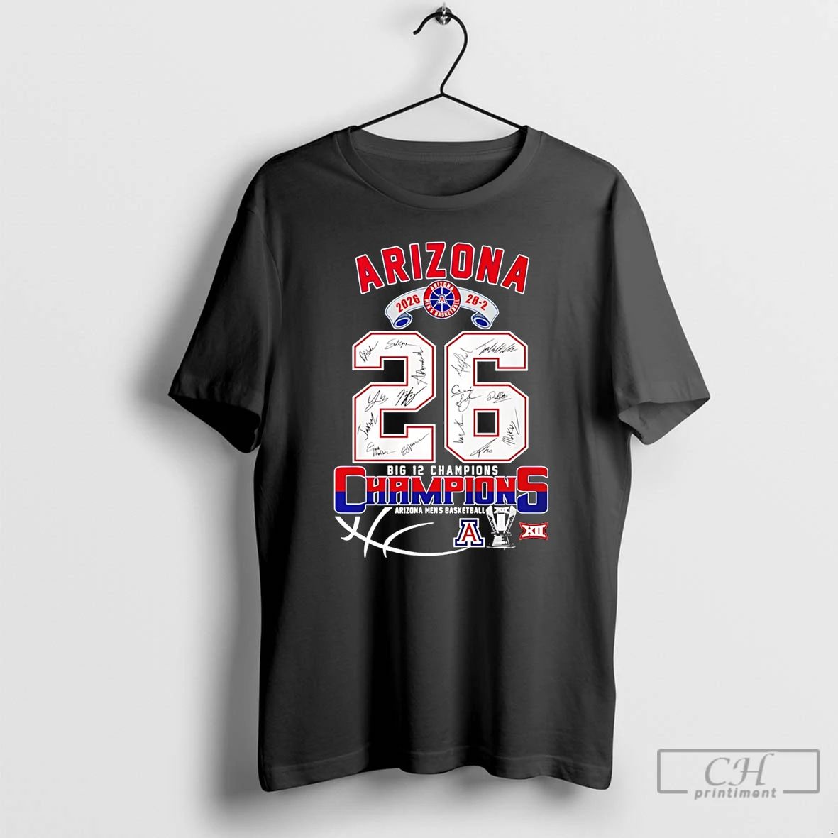 Classic Arizona Mens Basketball 2026 Big 12 Champions 28 2 Signatures